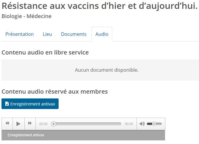 exemple vaccin audio