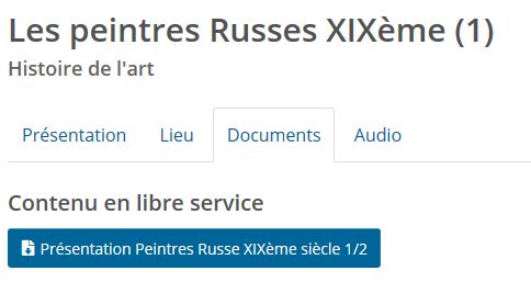 peintres russes document