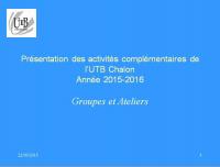 activites complementaires 2015 2016