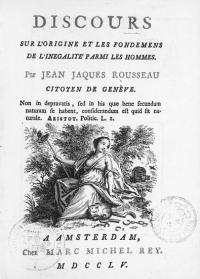 inegalités jj rousseau