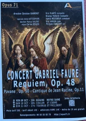 Opus 71 - Concert Gabriel Fauré