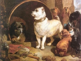 Diogène et Alexandre par E Landseer