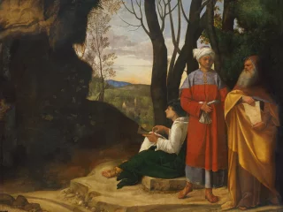 Les trois philosophes par Giogione