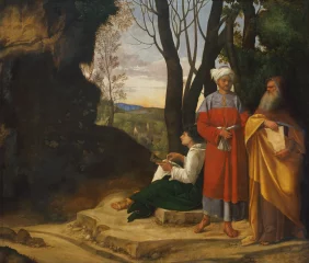 Les trois philosophes par Giogione