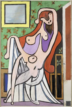 Grande nu au fauteuil rouge par Picasso