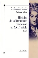 Histoire de la littérature française au XVIIe siècle Tome 3.