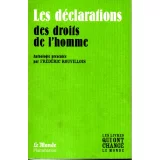 Les déclarations des droits de l'homme