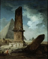 - Hubert Robert et les autres : peintures et dessins "égyptomaniaques" du XVIIIe siècle.