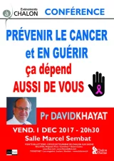 Prévenir le cancer et en guérir dépendent aussi de vous