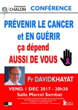 Prévenir le cancer et en guérir dépendent aussi de vous 