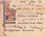 Du chantre au choeur : évolution de la notation musicale au Moyen-Age : signes, portées, neumes