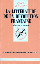 La Révolution comme sujet littéraire