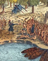 Samuel Champlain et les Iroquois , aux origines des guerres franco-indiennes